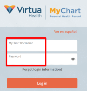 Virtua MyChart Login