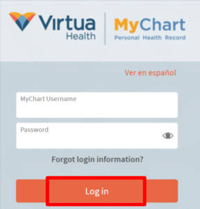 Virtua MyChart Login
