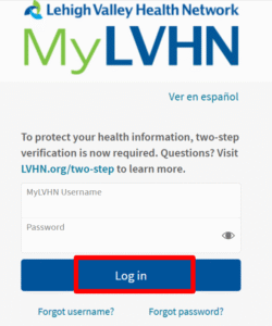 LVHN MyChart Login