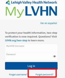 LVHN MyChart Login